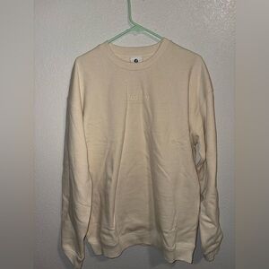 BRAND NEW Glossier Cream LA Crewneck!